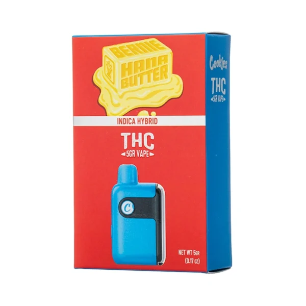 Bernie-hana-Butter-Indica-Cookies Cookies 5G THCA | Pluma de Wax