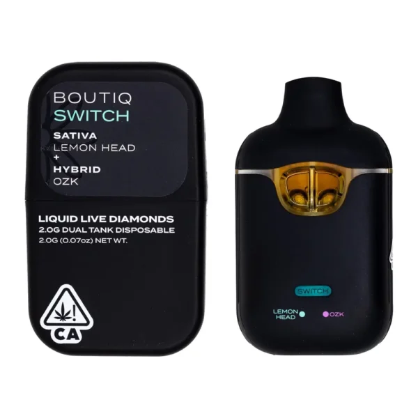 Boutiq-Switch-Lemon-Head-X-OZK Boutiq Switch 2G (Doble Sabor) | Pluma de Wax