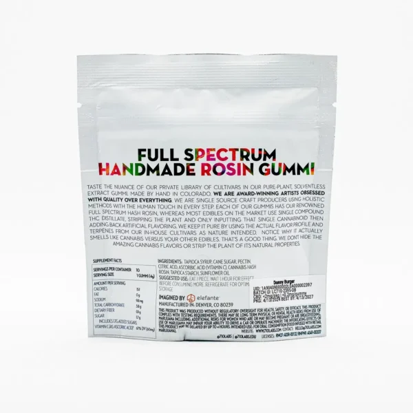 Donny-Burger-710-Labs-Hash-Rosin-100mg-THC Gomitas 710 Labs (Hash Rosin) 100mg THC