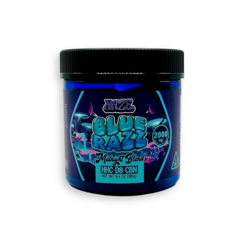 Gomitas-Haze-Blue-Razz-2000mg-Indica Gomitas Haze x40 (50mg)