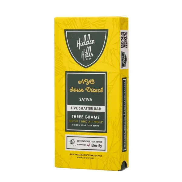 Hidden-Hills-Live-Shatter-Bar-3G-nyc_sour_diesel Hidden Hills Live Shatter 3G