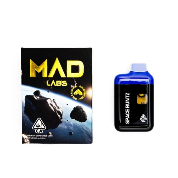 Space-Runtz-Hibrida-Mad-Labs-2G Mad Labs 2G Golden Edition | Pluma de Wax