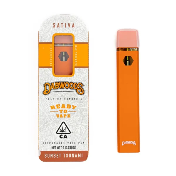 Sunset-Tsunami Dabwoods 1G | Pluma de Wax